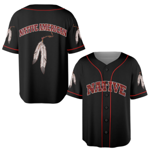 BJ00036 Pattern Native Baseball Jersey